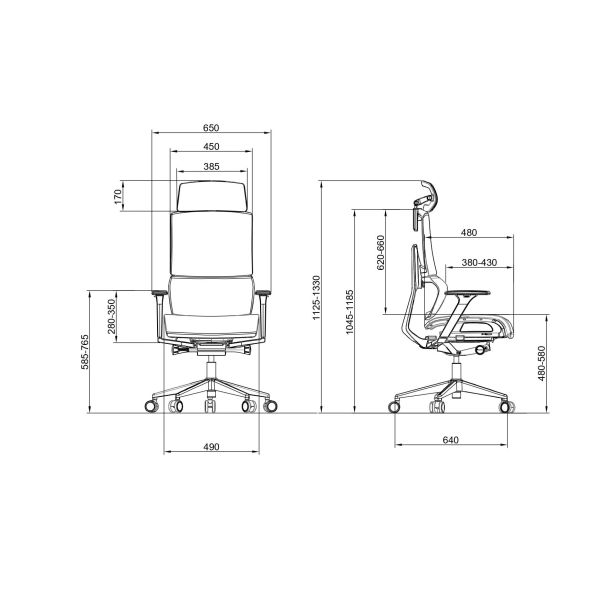 UGD Ultra Ergonomska kancelarijska stolica X6 Elite - KNC010898A00000