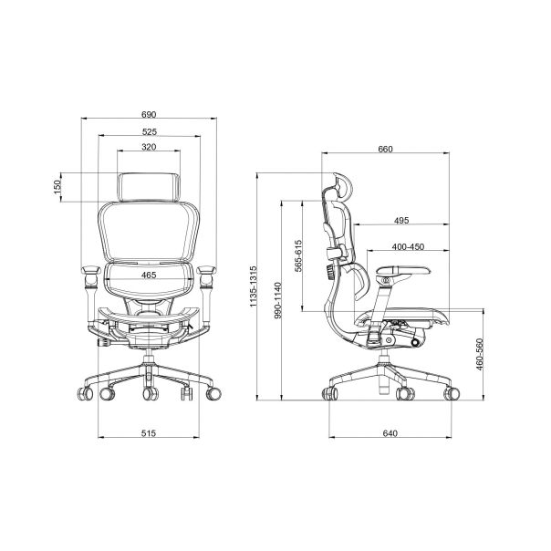 UGD Ultra Ergonomska kancelarijska stolica ProSit Deluxe - KNC010895A00000