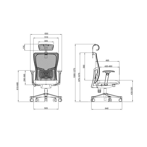 UGD Ultra Ergonomska kancelarijska stolica Conference Pro - KNC010892A00000