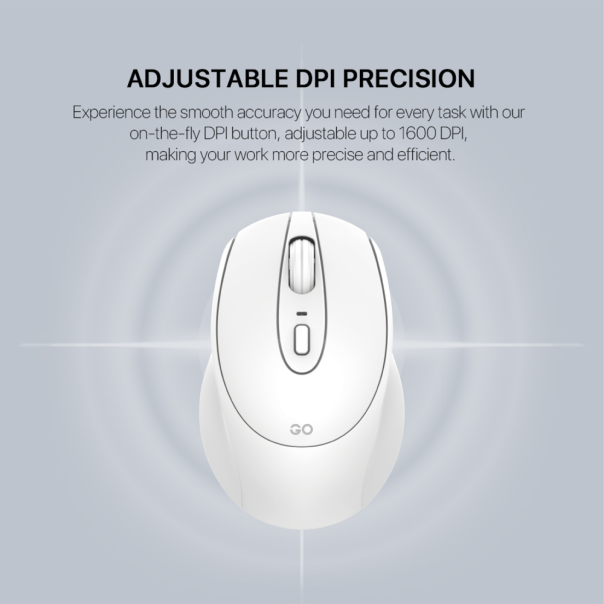 Kancelarijski mis Fantech W191s Go beli - 216758