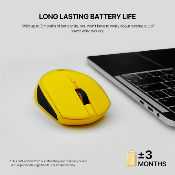 Kancelarijski Wireless miš Fantech W190 zuti - 222350