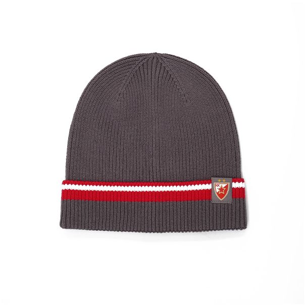 RED STAR Kapa zimska KK Crvena Zvezda siva - CZE243M005C-03