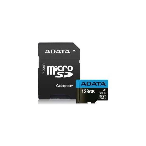 A-DATA Memorijska kartica UHS-I MicroSDXC 128GB class 10 + adapter AUSDX128GUICL10A1-RA1 - 0001015945