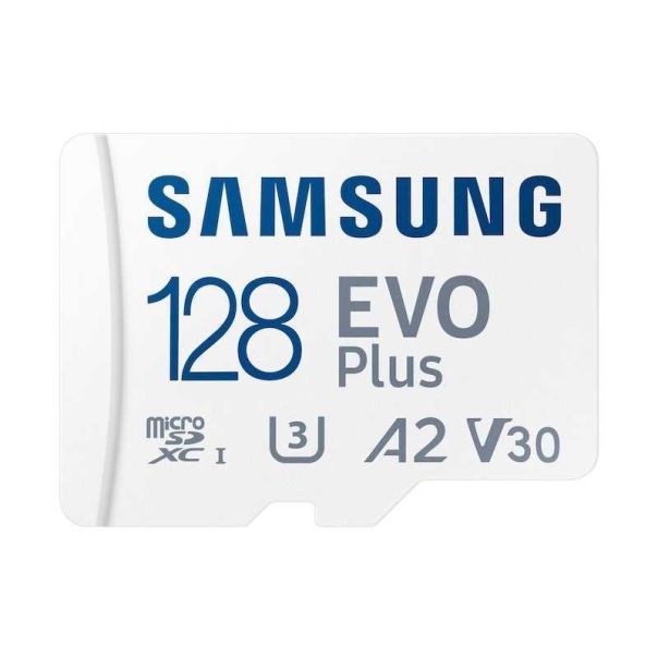 SAMSUNG Memorijska kartica EVO PLUS MicroSDXC 128GB class 10 + SD Adapter MB-MC128KA - KAR00592