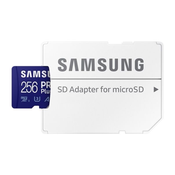 SAMSUNG Memorijska kartica PRO PLUS MicroSDXC 256GB U3 + SD Adapter MB-MD256SA - KAR00644