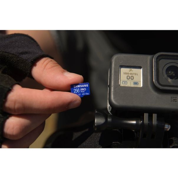 SAMSUNG Memorijska kartica PRO PLUS MicroSDXC 256GB U3 + SD Adapter MB-MD256SA - KAR00644