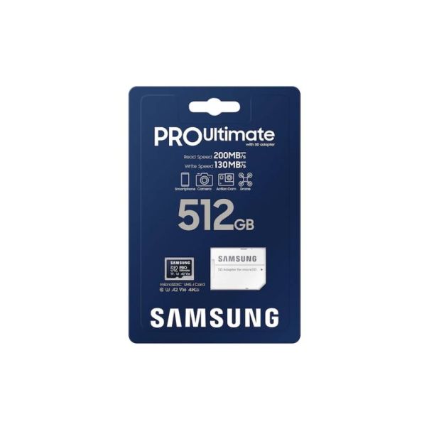 SAMSUNG Memorijska kartica 512GB PRO Ultimate MicroSDXC U3 MB-MY512SA - KAR00652
