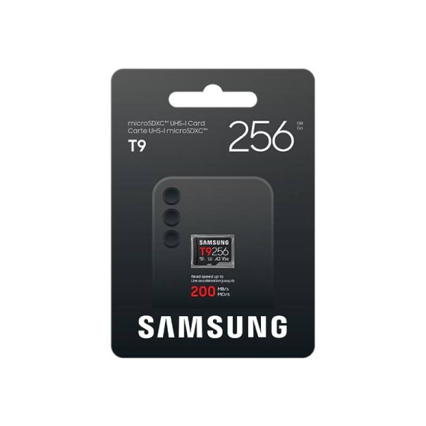 SAMSUNG T9 Memorijska kartica microSDXC UHS-I U3 V30 A2 256GB MB-MH256T - EP3135192
