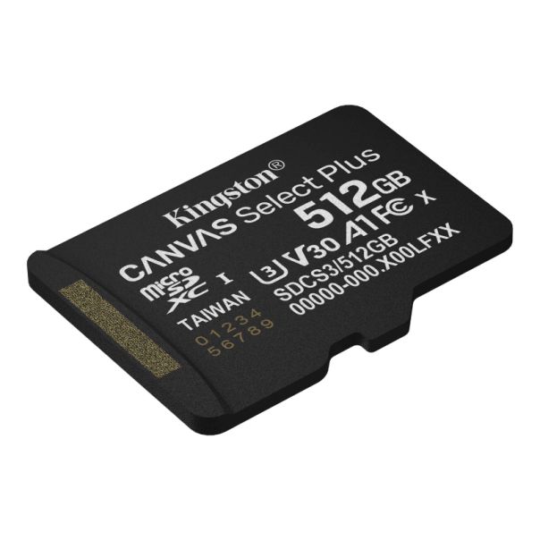 KINGSTON Memorijska kartica U3 V30 SDXC 512GB Canvas Select Plus G3 150R SDCS3/512GBSP - EP3132924