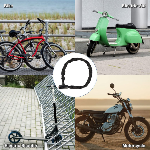 Katanac za bicikl 6x60cm 390g crni - 611100