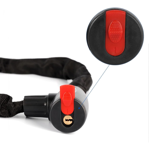 Katanac za bicikl 6x60cm 390g crni - 611100