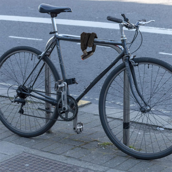 Katanac za bicikl 6x60cm 390g crni - 611100