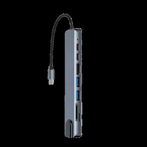 KETTZ Adapter Tipe C HUB KT-801G 8/1 - 1280123