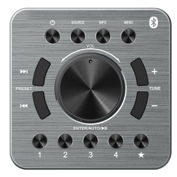 KENWOOD Tranzistor CR-M10DAB-H, siva - 16791-1