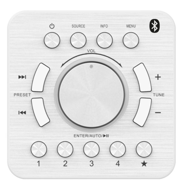 KENWOOD Tranzistor CR-M10DAB-W, bela - 16792