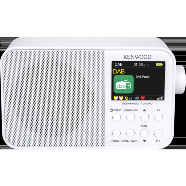 KENWOOD Tranzistor CR-M30DAB-W, bela - 20256-1-1-1