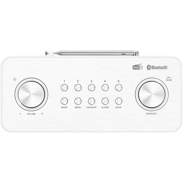 KENWOOD Compact Stereo Radio CR-ST80DAB-W, bela - 20143