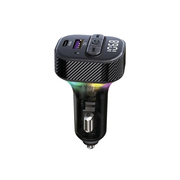 KETTZ FM Transmiter i Punjač Yare – QC3.1 + Type-C PD30W, LED - EP3108399