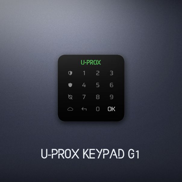 INTEGRATED TECHNICAL VISION Tastatura U-PROX G1, crna - KEYPAD G1 BLACK
