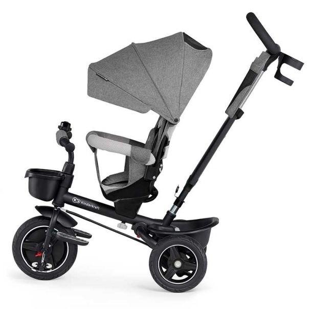 KINDERKRAFT Tricikl Spinstep, siva - KRSPST00GRY0000
