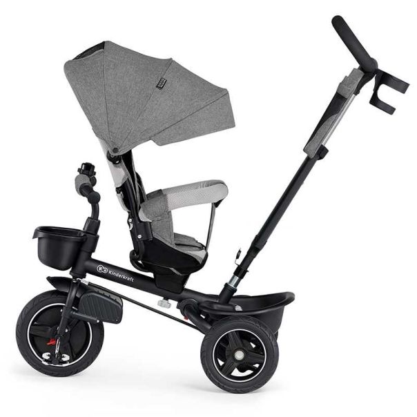 KINDERKRAFT Tricikl Spinstep, siva - KRSPST00GRY0000