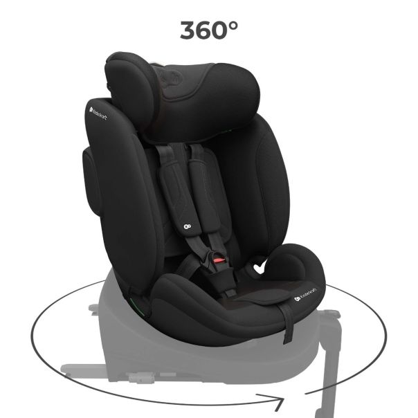 KINDERKRAFT Auto sedište I-fix Endura safe 61-150cm, crna - KCIFEN00BLK0000