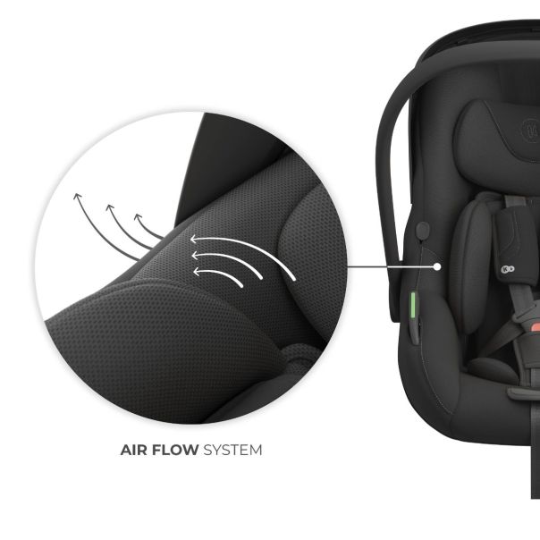 KINDERKRAFT Auto sedište I-lite 40-86cm, crna - KCILIT00BLK0000