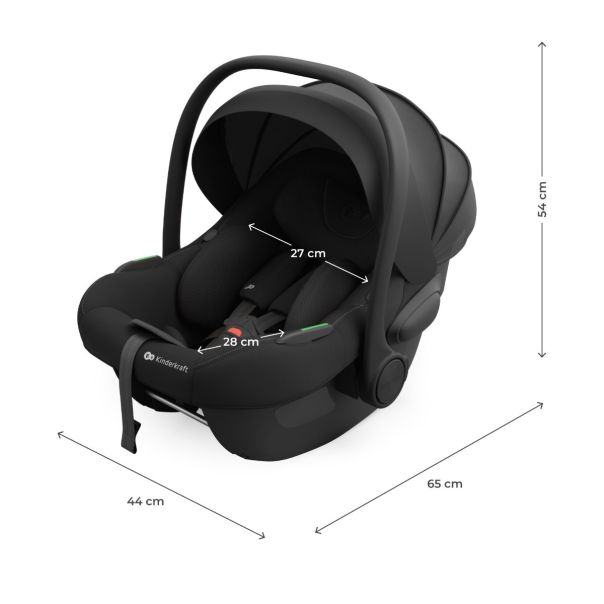 KINDERKRAFT Auto sedište I-lite 40-86cm, crna - KCILIT00BLK0000