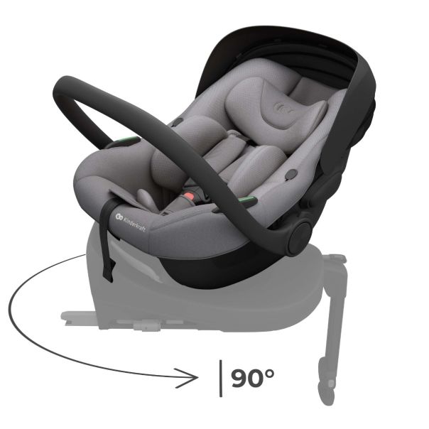 KINDERKRAFT Auto sedište I-lite 40-87cm, siva/crna - KCILIT00GRY0000