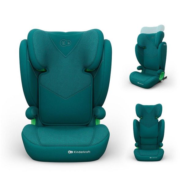 KINDERKRAFT auto sedište junior fix 2 plus i-size 100-150cm green - EP3080297