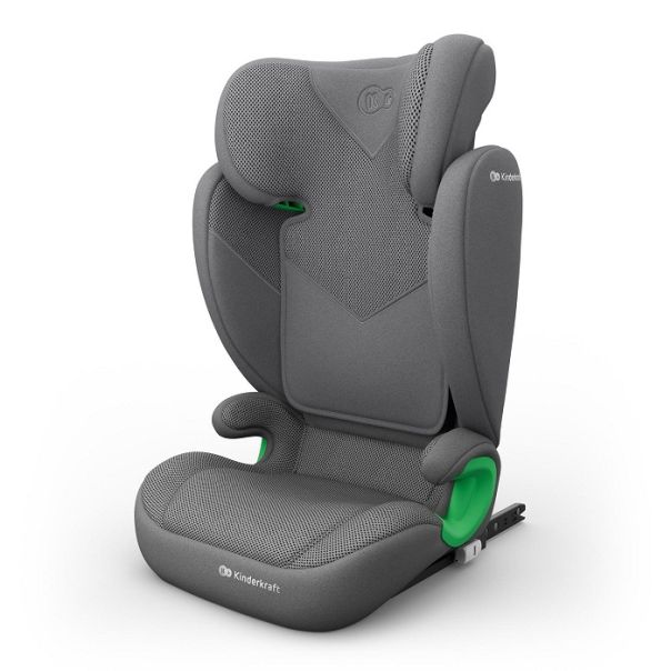 KINDERKRAFT auto sedište junior fix 2 plus i-size 100-150cm grey - EP3080300