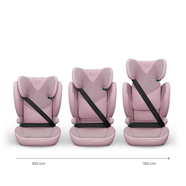 KINDERKRAFT auto sedište junior fix 2 plus i-size 100-150cm pink - EP3080303