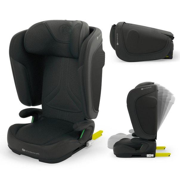 KINDERKRAFT Auto sedište i-Size 100-150cm Unity 2, crna - KCUNIT02BLK0000