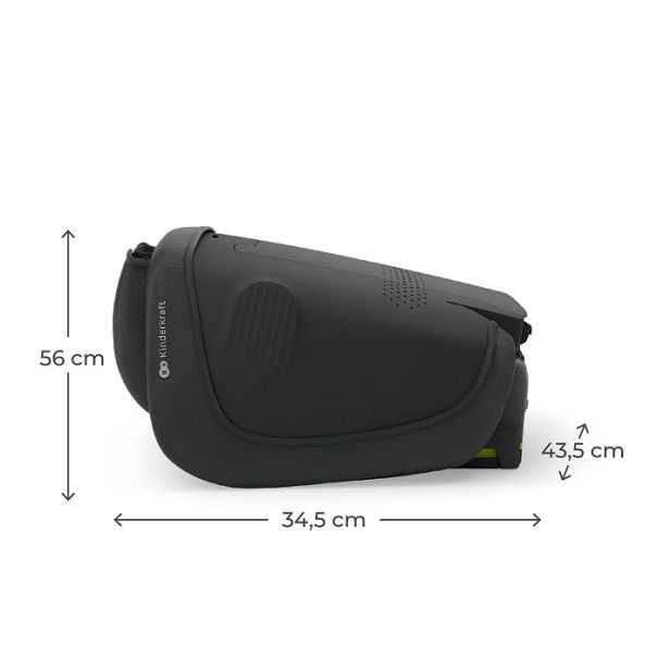 KINDERKRAFT Auto sedište i-Size 100-150cm Unity 2, crna - KCUNIT02BLK0000
