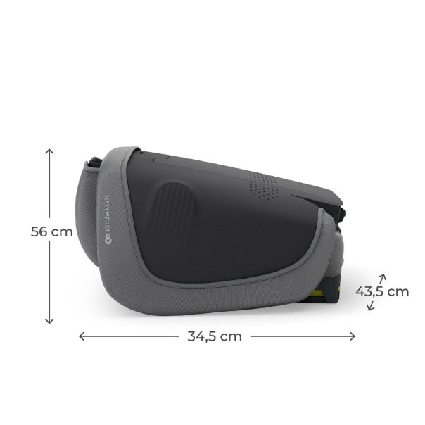 KINDERKRAFT Auto sedište I-size 100-150cm Unity 2, siva - KCUNIT02GRY0000
