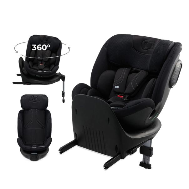 KINDERKRAFT Auto sedište i-Size 40-150cm Xrider 2, crna - KCXRID02BLK0000