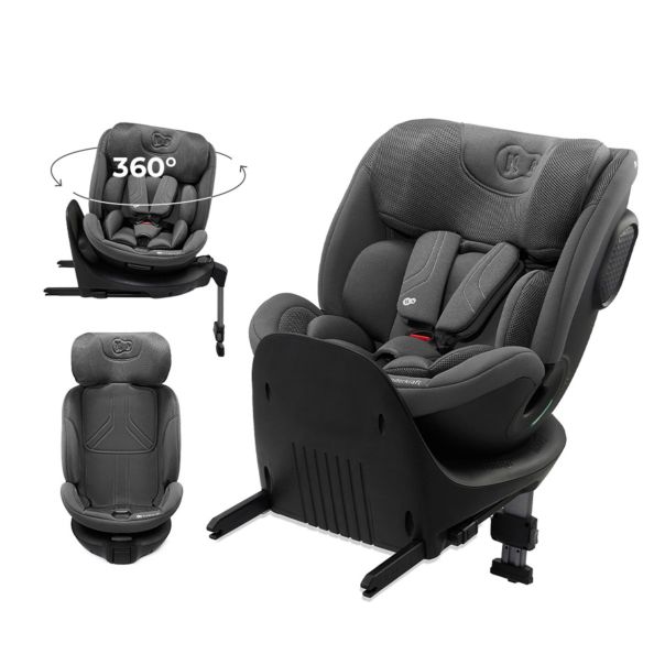 KINDERKRAFT Auto sedište i-Size 40-150cm Xrider 2, siva - KCXRID02GRY0000