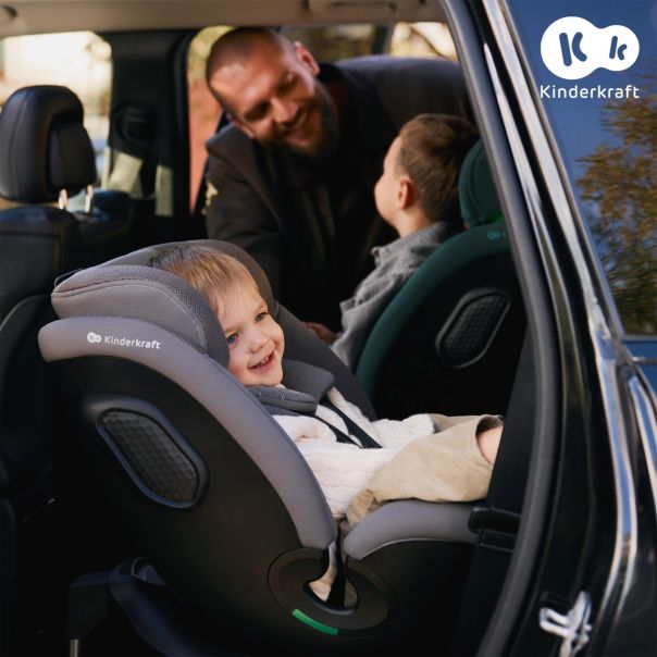 KINDERKRAFT Auto sedište i-Size 40-150cm Xrider 2, siva - KCXRID02GRY0000