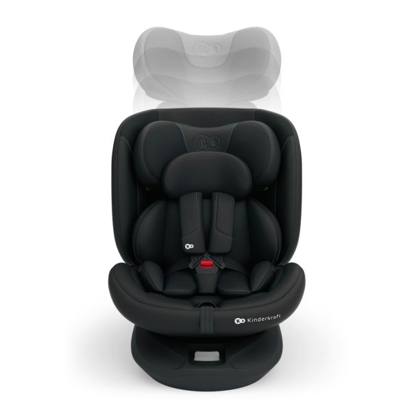 KINDERKRAFT autosediste i-grow 2 plus i-size 40-150 cm black - EP2871327