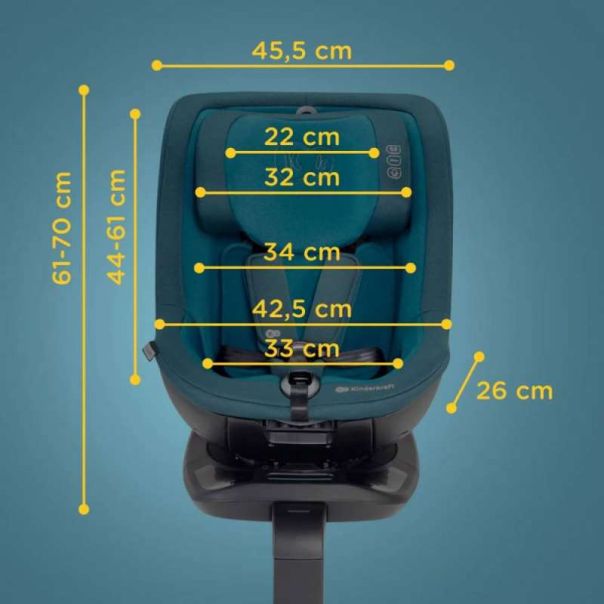 KINDERKRAFT Auto sedište I-Guard 40-105cm, crna - KCIGUA00BLK0000
