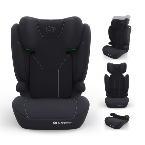KINDERKRAFT autosediste i-spark 2 plus i size black - EP2977851