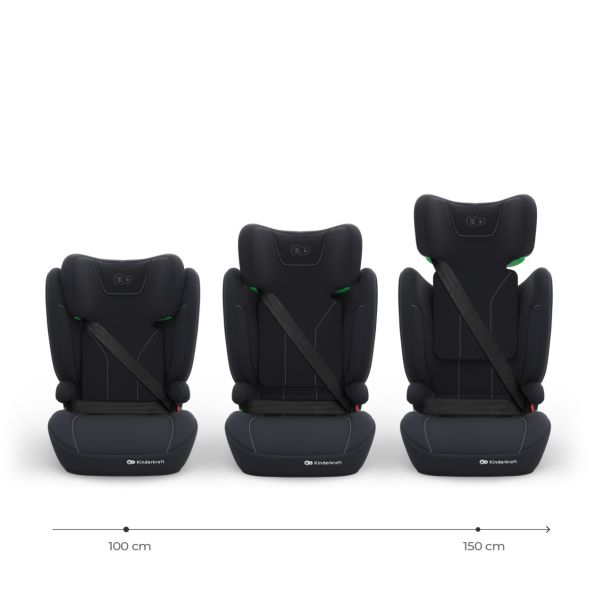 KINDERKRAFT autosediste i-spark 2 plus i size black - EP2977851