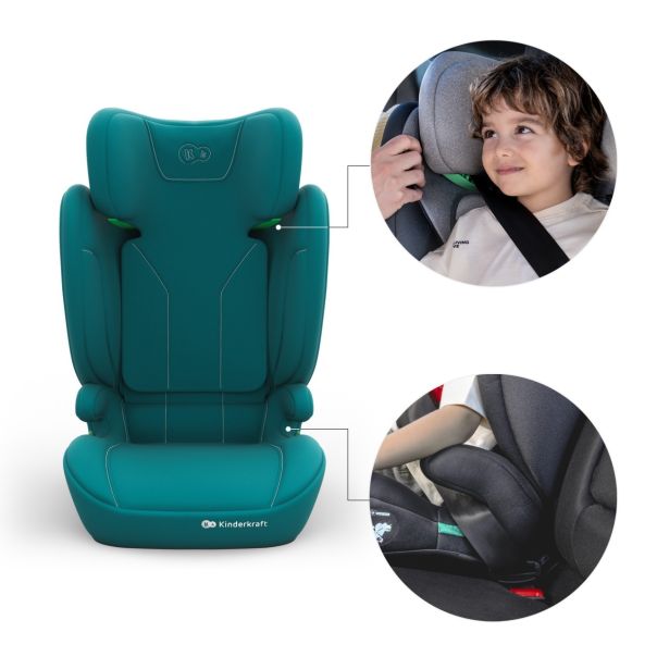 KINDERKRAFT autosediste i-spark 2 plus i size green - EP2977854