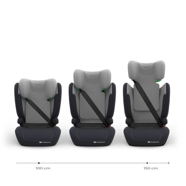 KINDERKRAFT autosediste i-spark 2 plus i size grey - EP2977857