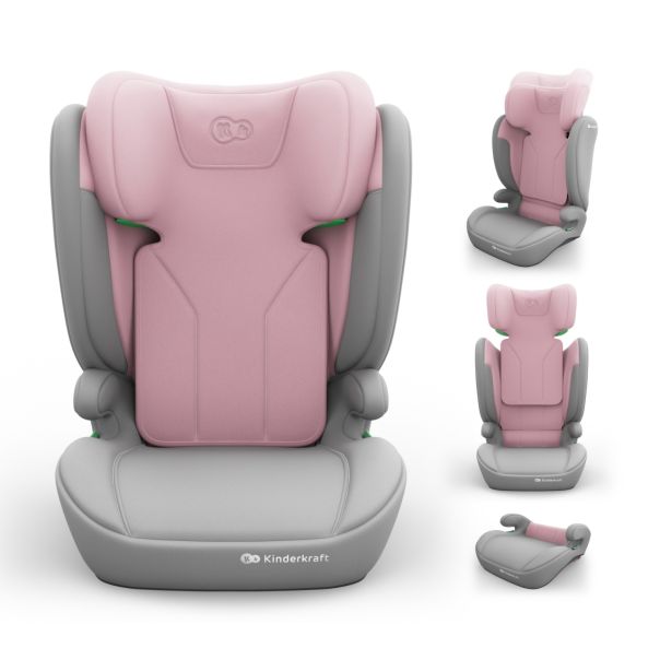 KINDERKRAFT autosediste i-spark 2 plus i size pink - EP2977860