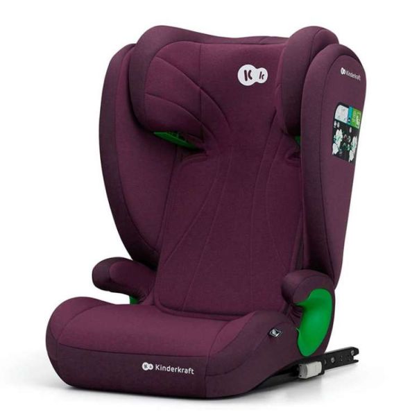 KINDERKRAFT Auto sedište Junior fix I-size, bordo - KCJUFI20RED0000