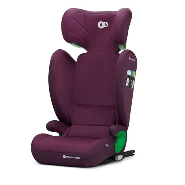 KINDERKRAFT Auto sedište Junior fix I-size, bordo - KCJUFI20RED0000