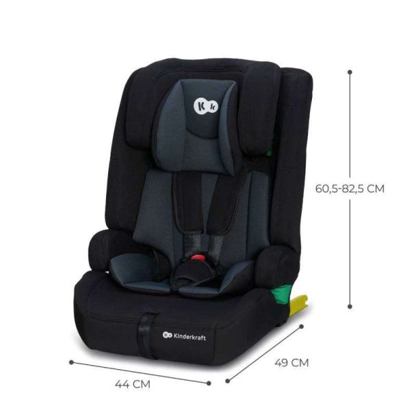 KINDERKRAFT Auto sedište Safety fix2 I-size 76-150cm, crna - KCSAFI02BLK0000