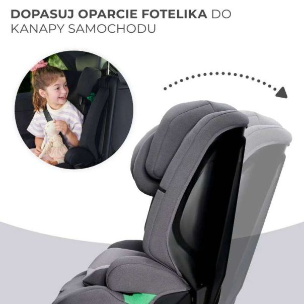 KINDERKRAFT Auto sedište Safety fix2 I-size 76-150cm, siva - KCSAFI02GRY0000