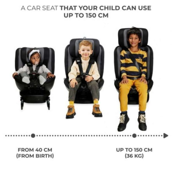 KINDERKRAFT Auto sedište Xpedition 2 I-size 40-150cm, petrolej - KCXPED02BLU0000